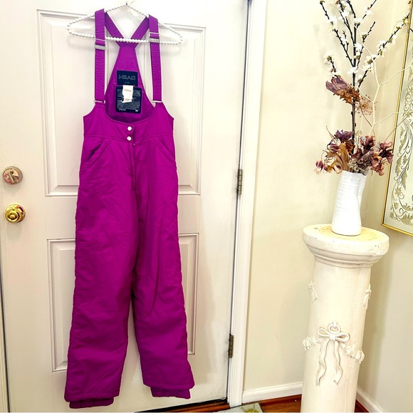Head 3m vintage adjustable snow suit zippers worn once purple Barbie pink - Picture 1 of 8